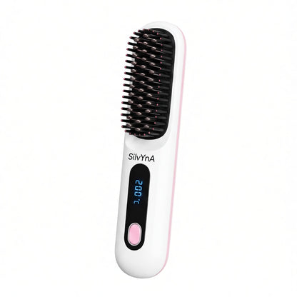 Brosse Coiffante Cheveux Courts & Mi-Longs - Anti Frisottis, Coiffure Prête en 5 Minutes