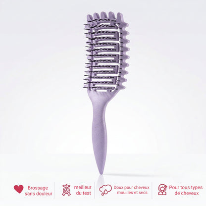 Peigne à Boucles Définies - Démêlage Doux et Sculpte Sans Casser