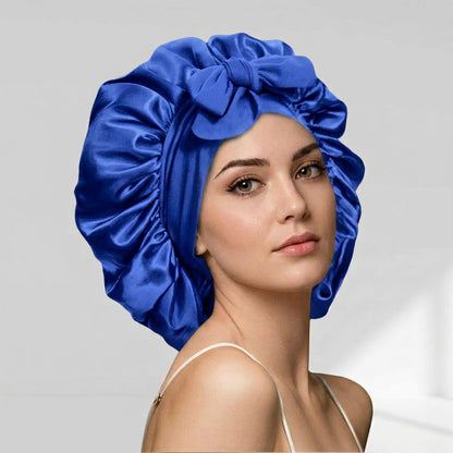 Bonnet à nœud papillon en pure soie
