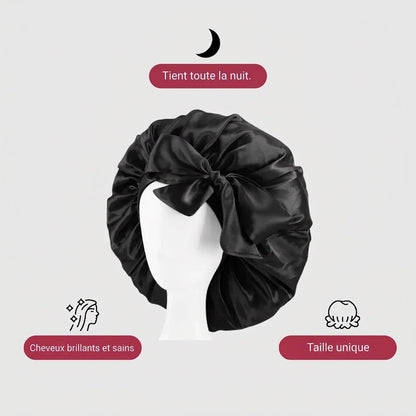 Bonnet à nœud papillon en pure soie