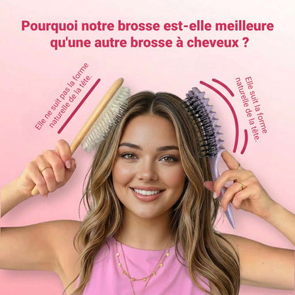 Peigne à Boucles Définies - Démêlage Doux et Sculpte Sans Casser